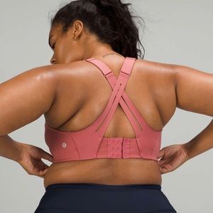 Lululemon AirSupport Bra Size 36DDD NWT Brier Rose/Pink Puff (High Support)